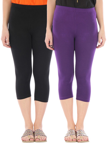 Bitterlime Pack of 2 3/4th Leggings