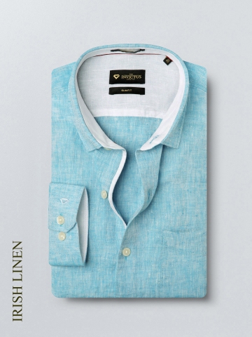 Pure Linen Formal Shirt on Myntra