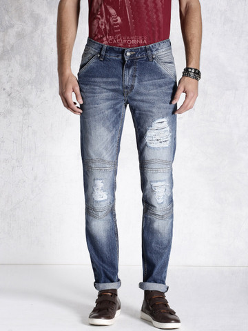 RDSTR Blue Tapered Fit Jeans RDSTR Blue Tapered Fit Jeans