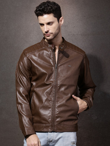 RDSTR Brown Biker Jacket RDSTR Brown Biker Jacket