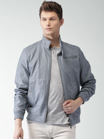 Mast & Harbour Grey Bomber Jacket