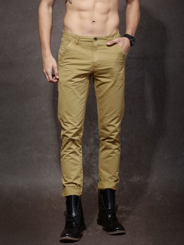 Flat Front Slim Fit Trousers