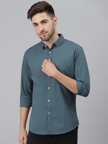 50% OFF on Harvard Men Navy Checked Slim Fit Casual Shirt on