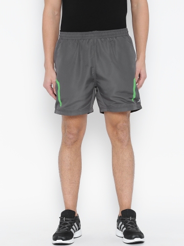 Buy HRX by Hrithik Roshan Men Grey Solid Sports Shorts on Myntra PaisaWapas