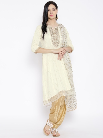 Biba beige salwar clearance suit