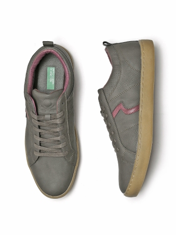 United colors of benetton olive green sneakers store