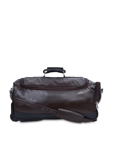 MBOSS Unisex Brown Duffel Trolley Bag