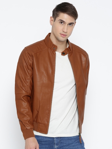 John players store leather jacket