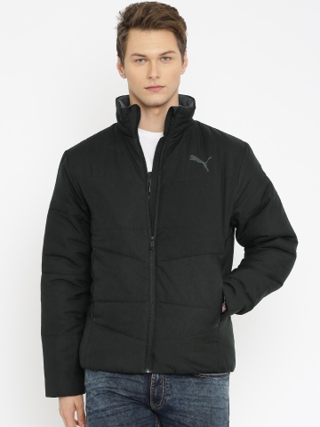 Buy Puma Black ESS Down Quilted Jacket on Myntra | PaisaWapas.com