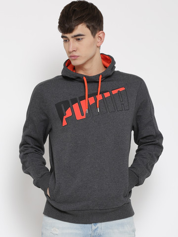 puma charcoal grey sweatshirt