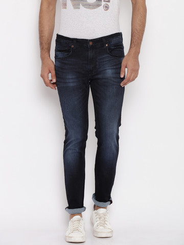 Being Human Men Bluish Grey Regular Fit Mid-Rise Clean Look Jeans Being Human Men Bluish Grey Regular Fit Mid-Rise Clean Look Jeans