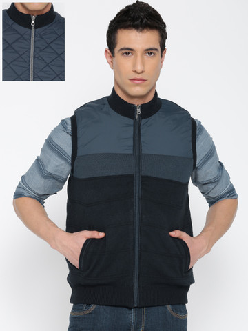 flying machine sleeveless jackets