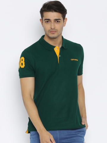 converse polo solid men's t shirt