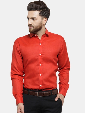 Red formal online attire for men