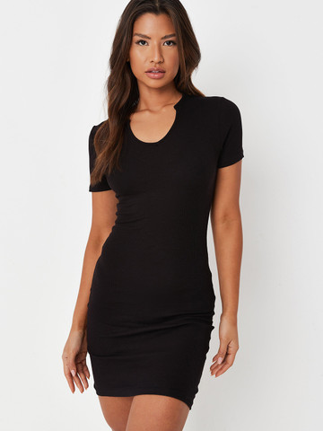OFF on Missguided Black Self Striped 