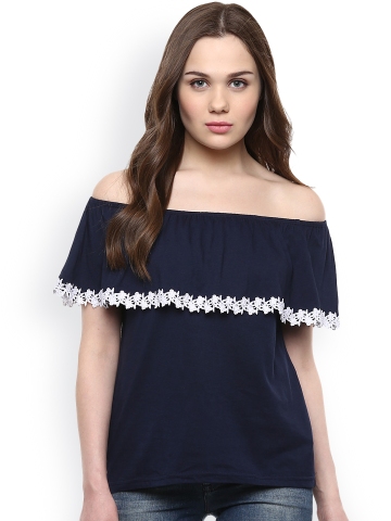 off shoulder dress myntra