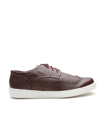 Carlton London Men Burgundy Brogues Carlton London Men Burgundy Brogues