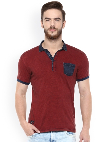 mufti t shirts myntra