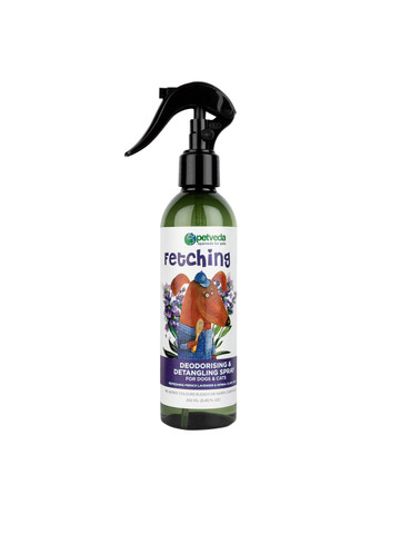 35% OFF on Petveda Ayurvedic Deodorant Detangling Spray with French Lavender Essential Oil for Dogs & Cats