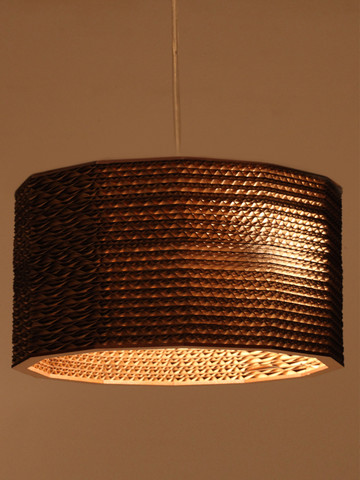 Sylvn Studio Brown Handcrafted Hanging Lamp