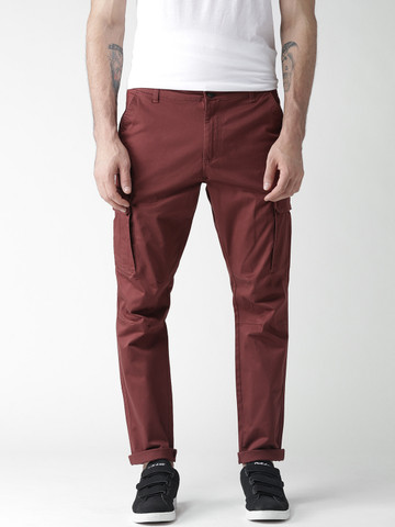 forever 21 red cargo pants