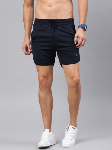 Buy HRX Active by Hrithik Roshan Men Navy Blue Solid Regular Fit Sports  Shorts on Myntra