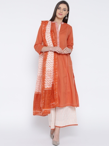 Biba hot sale orange kurta