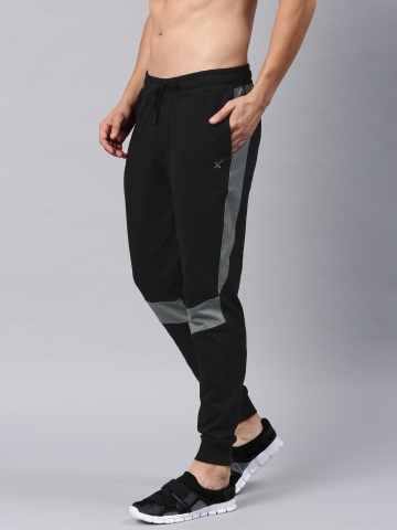 HRX by Hrithik Roshan Solid Men Black Track Pants  Buy HRX by Hrithik  Roshan Solid Men Black Track Pants Online at Best Prices in India   Shopsyin