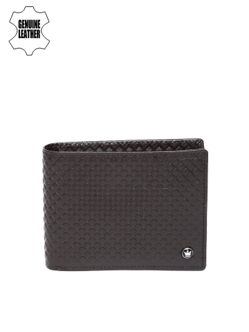 Buy Louis Philippe Men Brown Textured Two Fold Wallet on Myntra | www.bagsaleusa.com