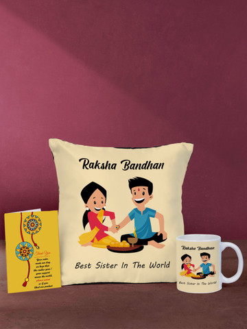 Crazy Corner Off White Raksha Bandhan Home Gift Set