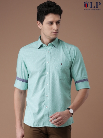 Louis philippe tailored fit hot sale shirts