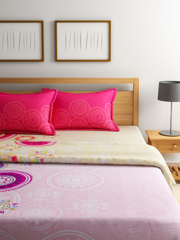 45 Off On Portico New York Multicoloured Bedding Set With
