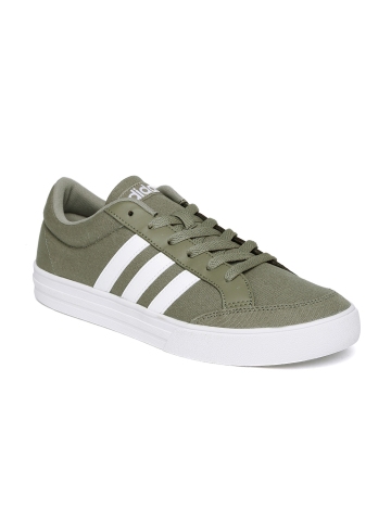 Buy ADIDAS NEO Men Olive Green VS SET Sneakers on Myntra