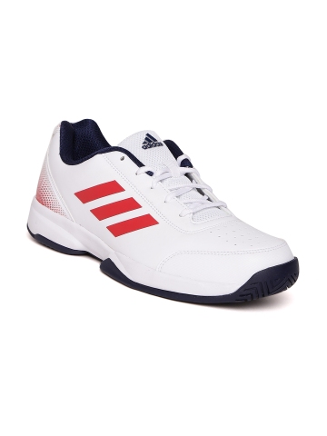 White Racquettes Tennis Shoes on Myntra 