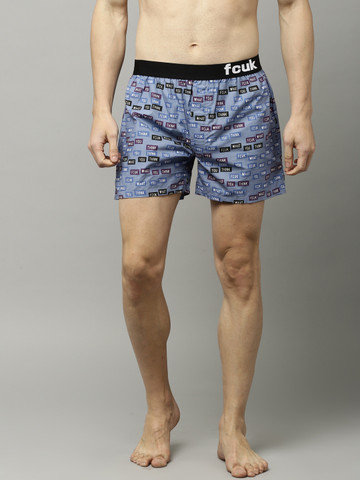 FCUK Men Black Printed Boxers M3AAW