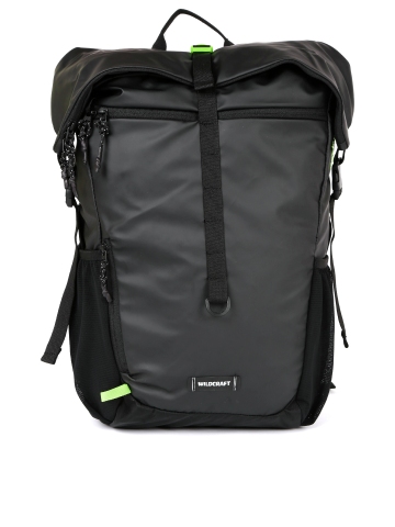 wildcraft unisex black solid backpack