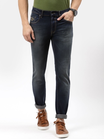 Pepe Jeans Men Slim Fit Heavy Fade Stretchable Jeans