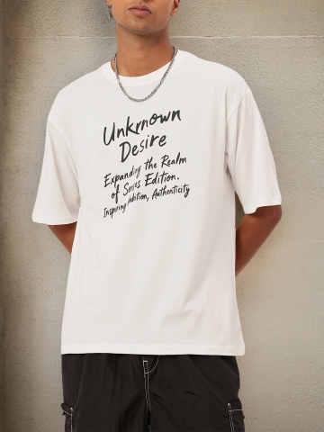 Kook N Keech Edge Unfamiliar Desire Printed Relaxed Fit T-shirt