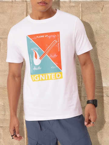 Kook N Keech Urban Lit Graphic Printed Casual T-shirt