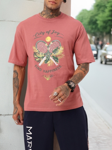 Kook N Keech Urban Vibe Graphic Printed Relaxed Fit T-shirt