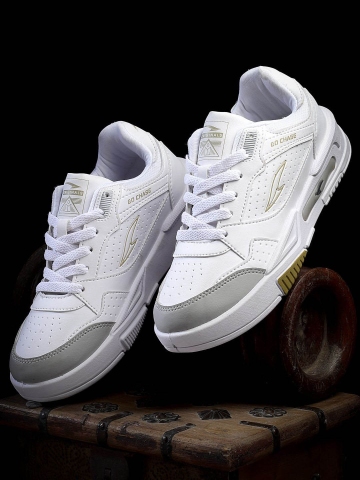 ASIAN Men Colourblocked Lace-Ups Round Toe Sneakers