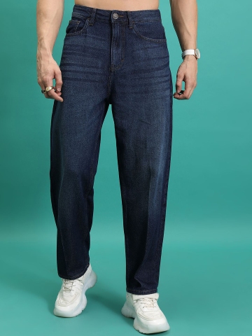 HIGHLANDER Men Relaxed Fit Mid-Rise Light Fade Jeans