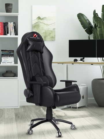 ASE GAMING Gold Series Adjustable Neck & Lumbar Pillow Gaming Chair