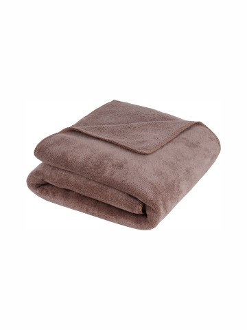 Fezora Brown Microfiber 400 GSM Super Soft Bath Towel