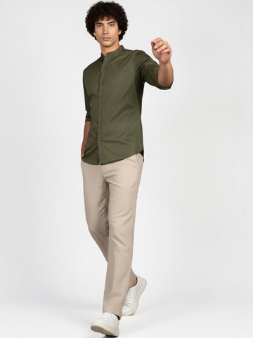 XENOR Men Slim Fit Casual Shirt