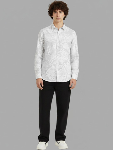 XENOR Men Slim Fit Floral Printed Casual Shirt