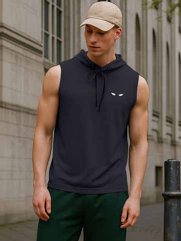 FTX Men Printed Hooded T-shirt