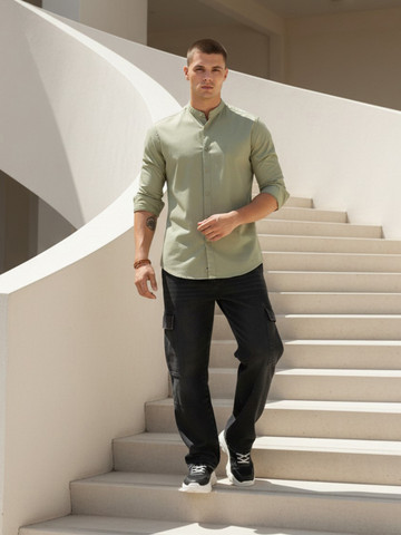 XENOR Men Slim Fit Casual Shirt