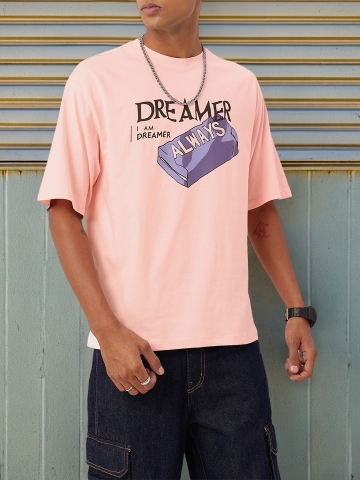 Kook N Keech Urban Style Graphic Printed Relaxed Fit T-shirt