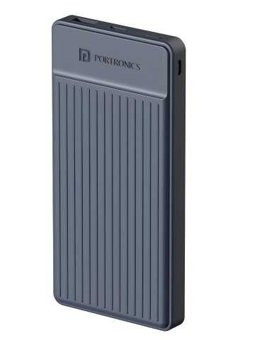 Portronics Luxcell B12 10,000mAh 12W Power Bank With USB-A Output Port & Dual Input Port